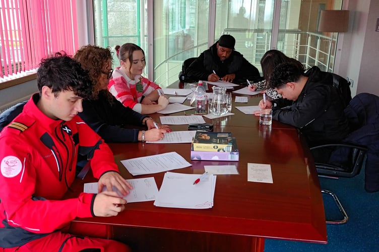 Serco staff volunteering for Wales Air Ambulance