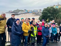 Steps2Health club's scenic winter walks