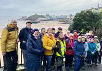 Steps2Health walking club kicks off the year with scenic winter walks