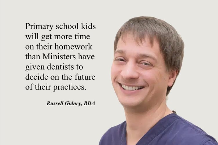 Russell Gidney BDA with quotation