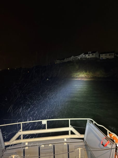Angle Lifeboat on night mission