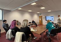 Business Fire Safety Engagement Event at Saundersfoot Harbour