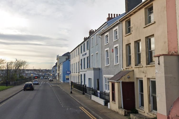 The Grade-II-listed 20 Hamilton Terrace in Milford Haven