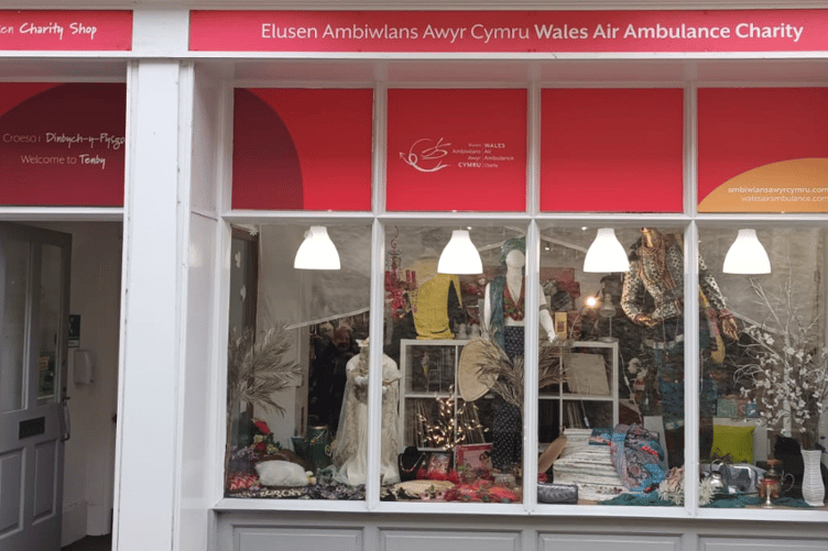 Tenby Wales Air Ambulance Charity shop
