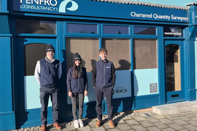 Dylan Bowen, Jade Wilson and Iori Lewis