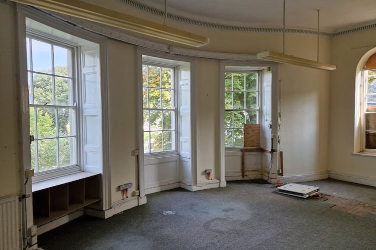 Foley House, Havefordwest has fallen into disrepair