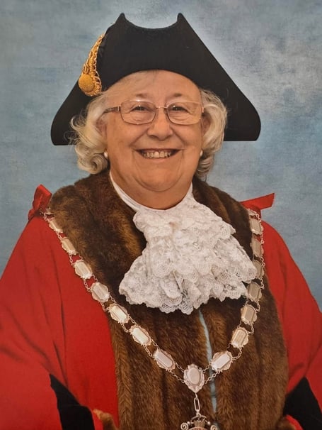 The late Pam George, Mayor of Pembroke Dock