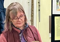 Pembrokeshire Hogspital brings prickly visitors to Tenby Arts Club