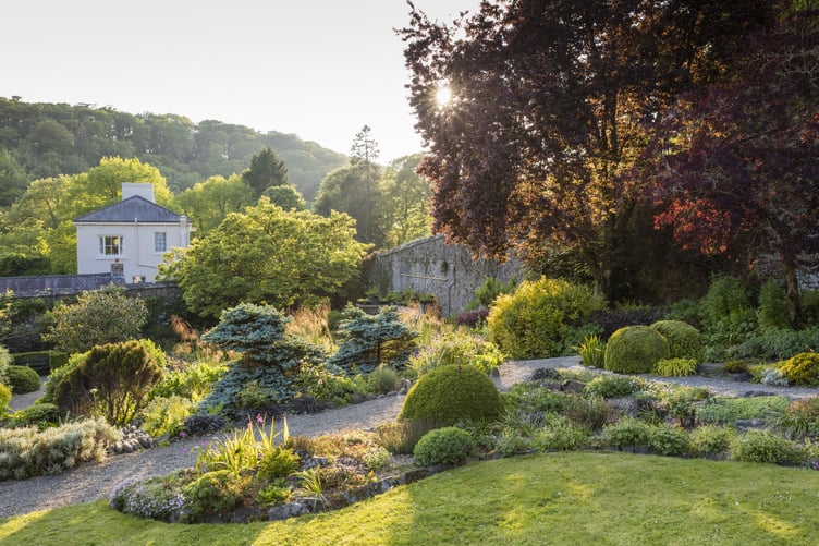 The Walled Garden at Colby Woodland Garden, Pembrokeshire.