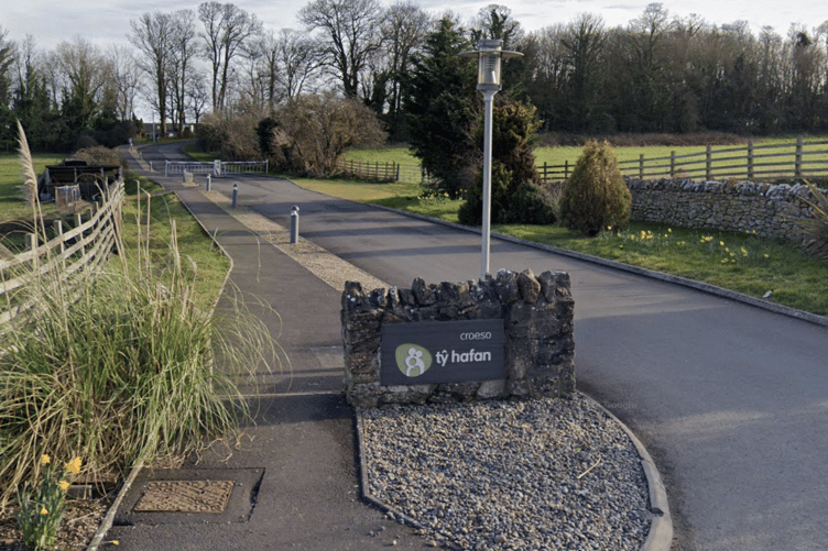 Entrance to Ty Hafan Children’s Hospice