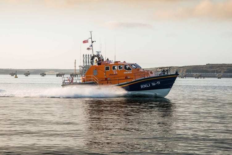 Angle RNLI’s all-weather lifeboat, the Mark Mason