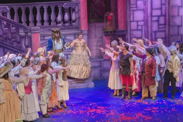 Milford Haven Amateur Operatic Society performing Disney’s Beauty and the Beast in their 75th anniversary year