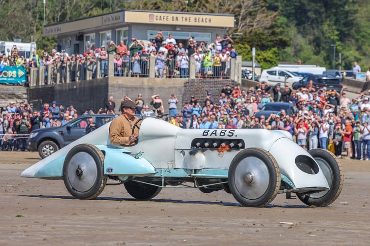 Babs back on the sand in Pendine. Credit: Gary Jones Photography
