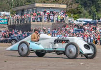 Babs returns to the sand 100 years after setting world record