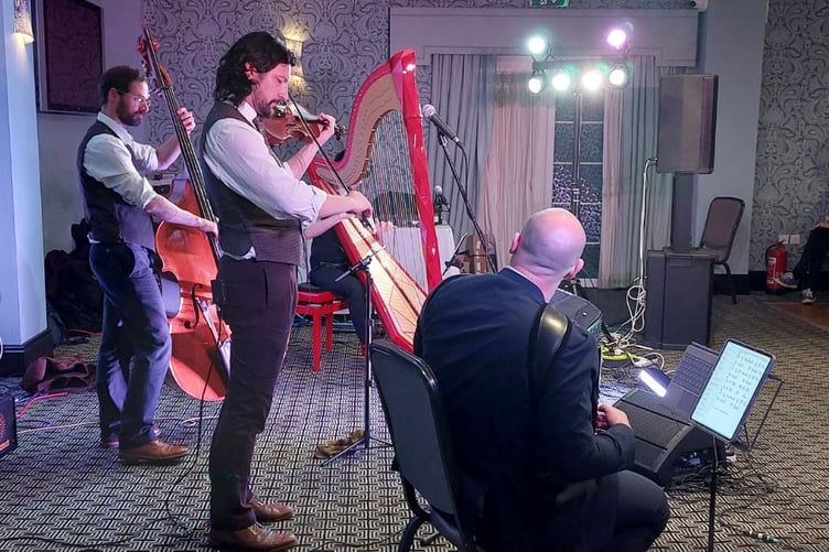 Transatlantic Hot Jazz Club band at Narberth