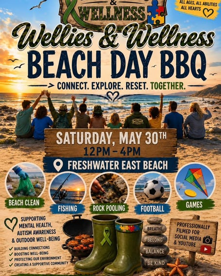 Wellies and Wellness Beach Day BBQ