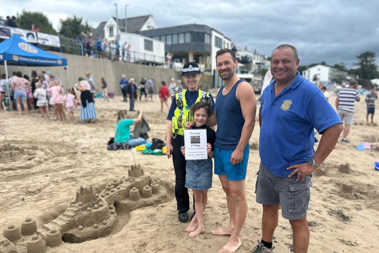 The first Saundersfoot Rotary Sandcastle of the year will take place on Tuesday, May 26.