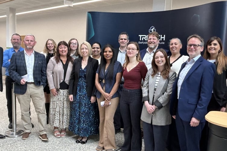The TriTech team at the special event on April 28 at Canolfan Pentre Awel