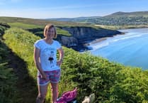 Help Paul Sartori raise vital £40k after Pauline’s 186-mile Coast Path success
