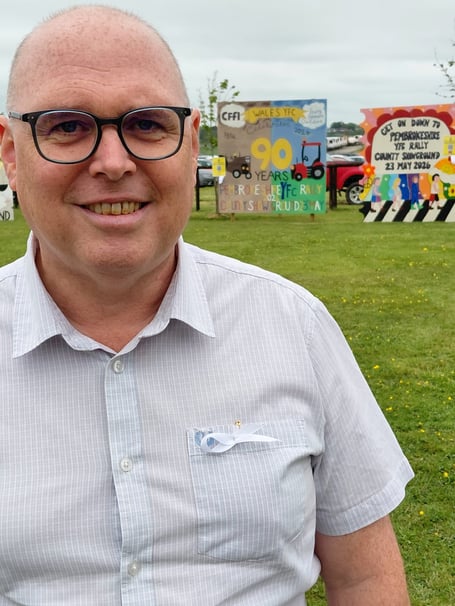 Paul Davies at the YFC Rally