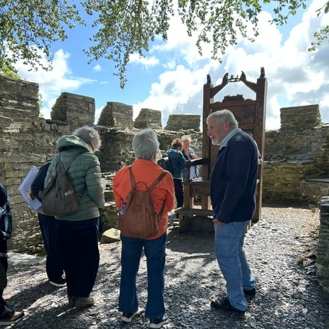 Kilgetty WI Touring Cardigan Castle with Kevin
