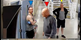 The moment three prisoners storm the cell of child killer Kyle Bevan
