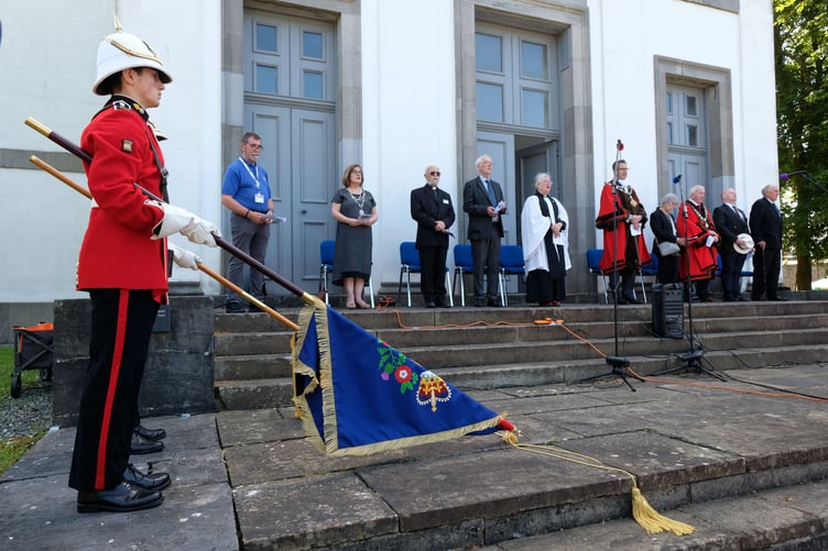 The Armed Forces Day 2026 service at Pembroke Dock Heritage Centre