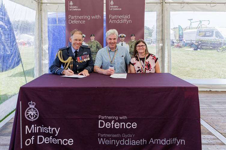 RFCA at the Wales National Armed Forces Day at Pembrey Country Park, Pembrey, Carmarthenshire, Wales on 27th June 2026. Photo: Adam Davies
