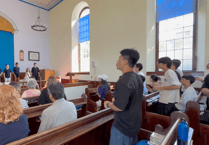 Sing! Youth Gospel Choir perform at Carew as Korean visitors add energy!