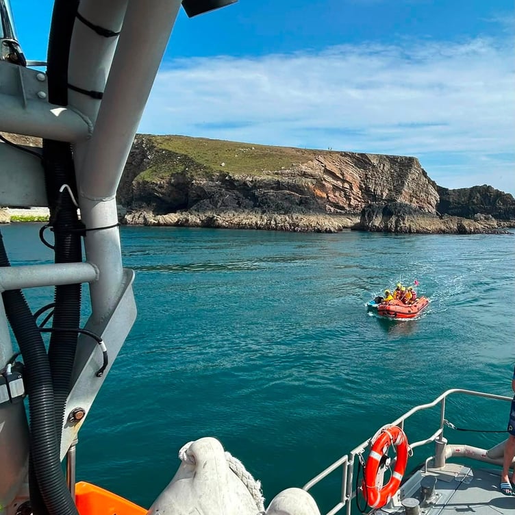 Angle RNLI ’s inshore lifeboat