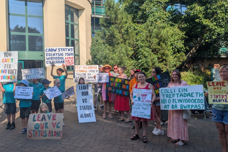 Protest cilgerran